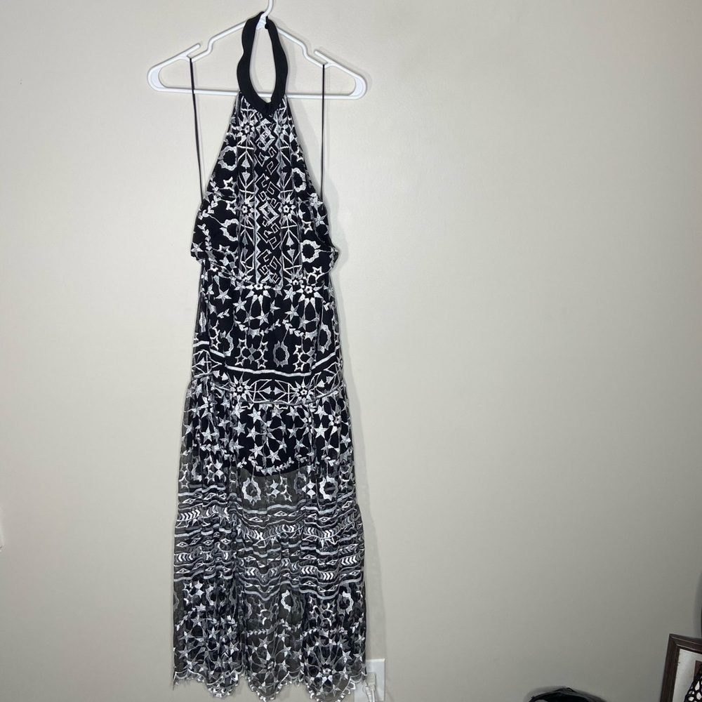 Venus Halter Top Maxi Length Dress 8